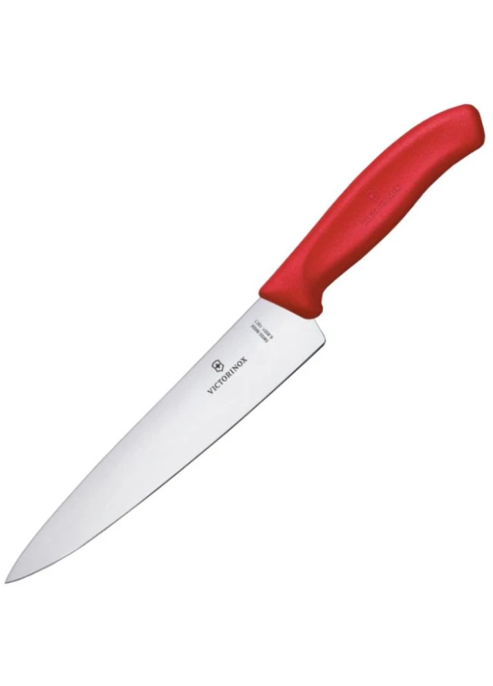 Кухонный нож, бытовой Swiss Classic Chef's (лезвие:190мм), красный, блистер 6.8001.19C1B Victorinox (396846084)