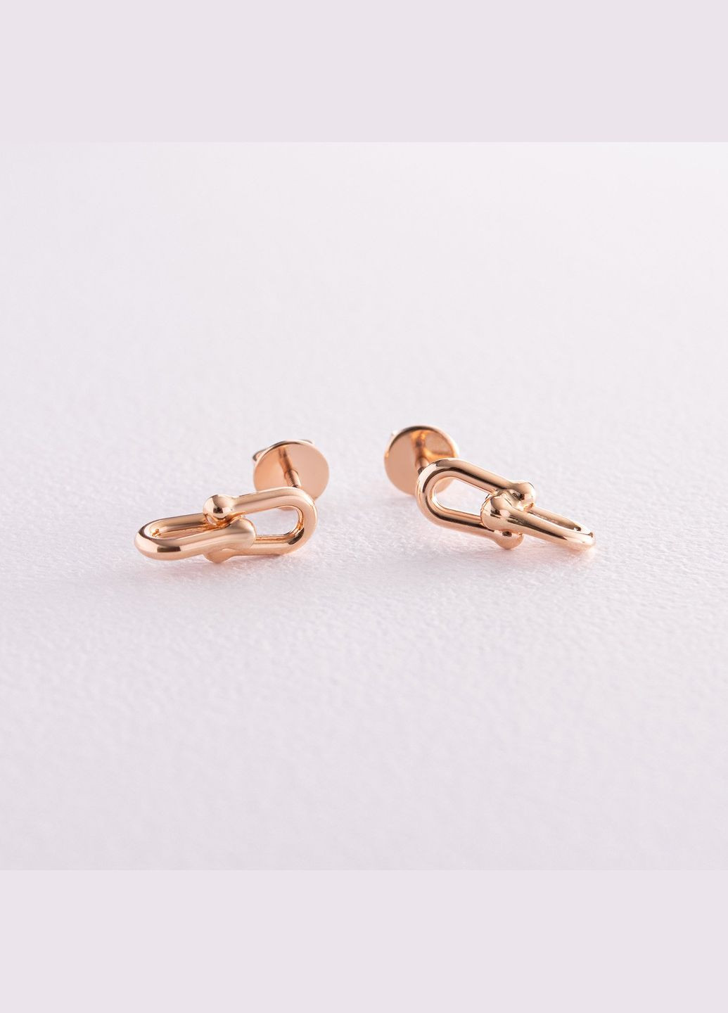 Золоті сережки - пусети Фантазія с08087 Oniks (264025279)