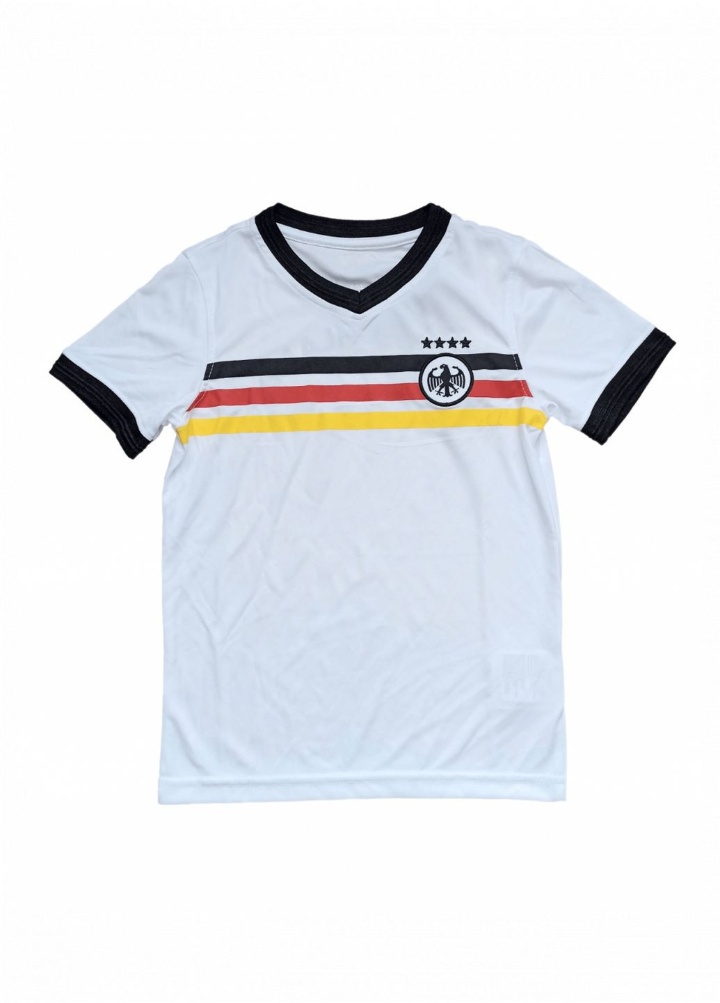 Біла демісезонна спортивна футболка німеччина / deutschland для хлопчика bdo75781 білий Power Zone