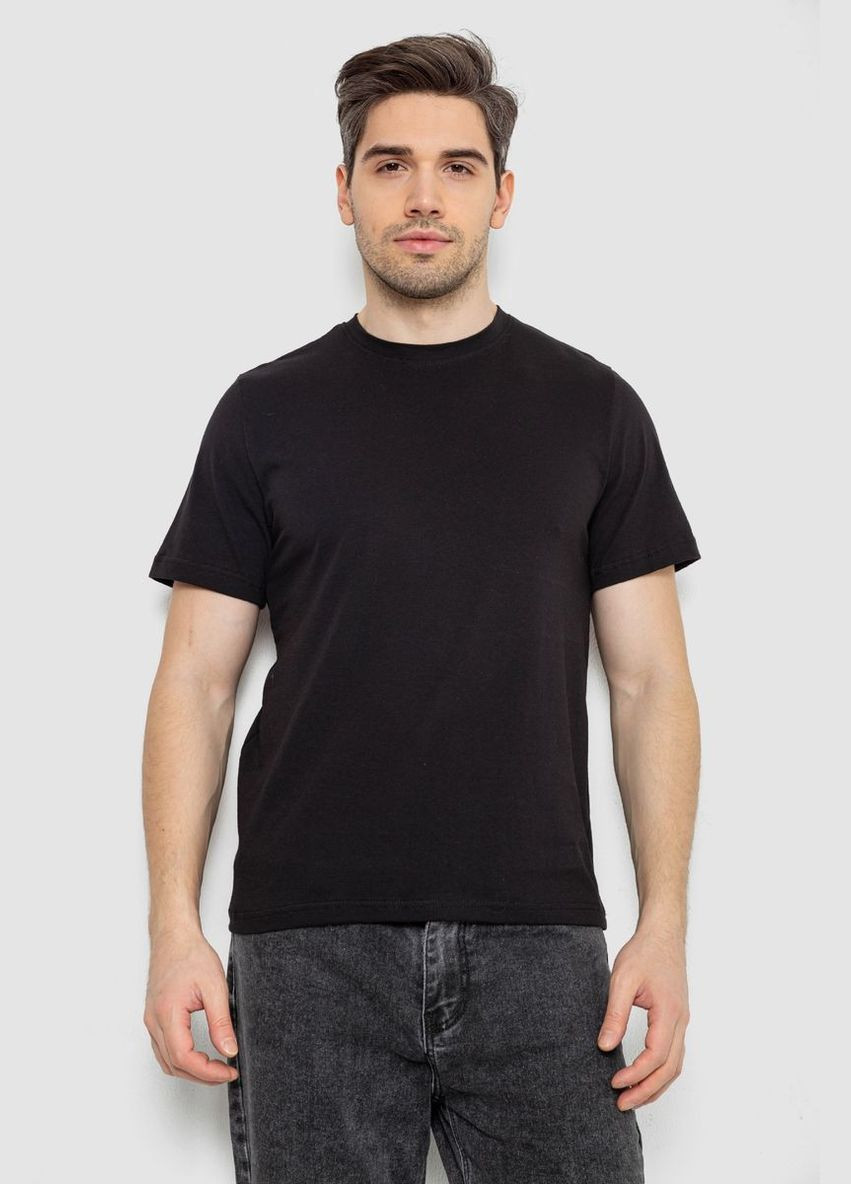 Черная футболка мужская с принтом,, 241r1907 Ager