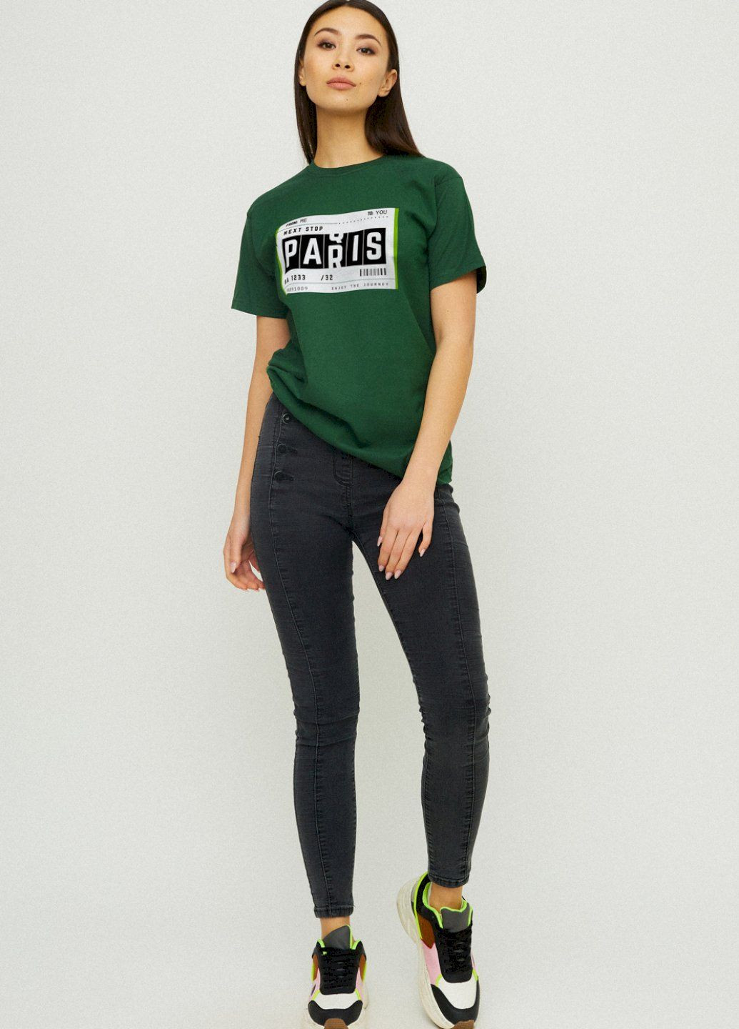 Футболка Boyfriend / air print / YAPPI - (252386442)