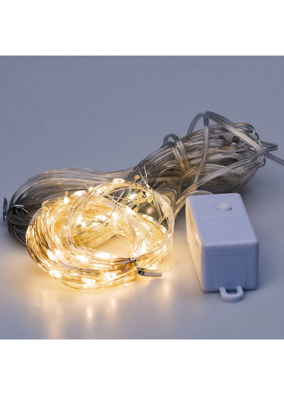 Гирлянда штора светодиодная GarlandoPro Роса 200LED 3х2м 10 линий 8 режимов гирлянда капля росы Garlando (367838253)