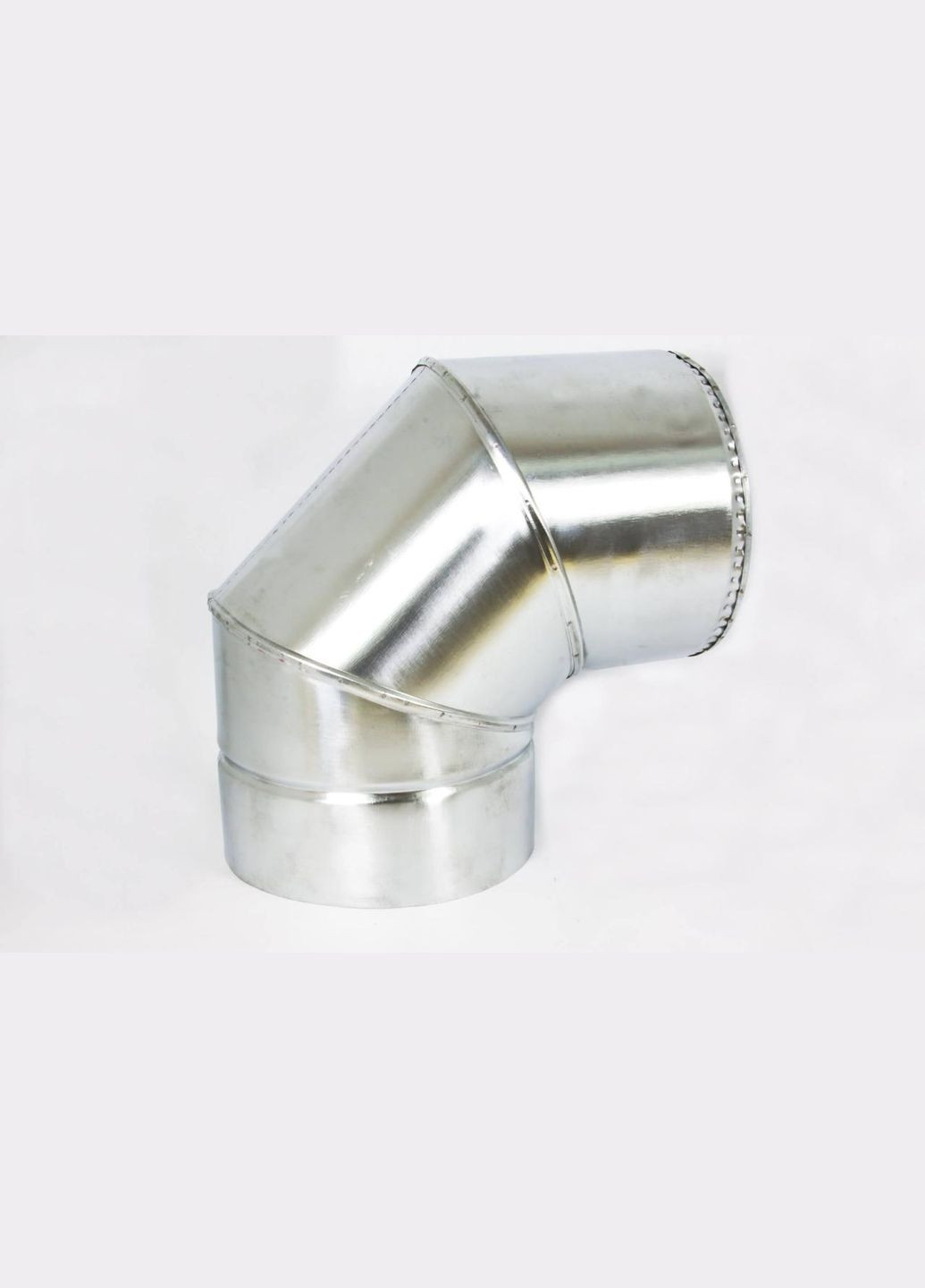 Коліно для димоходу утеплене діаметр 150/220мм нерж/оцинк 90гр 0,5мм (сендвіч) AISI 304 Комінвент (317295409)