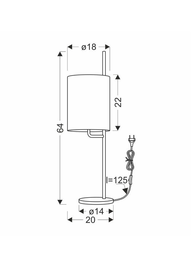 Настільна лампа ZETA (41-25401) Candellux (361313215)