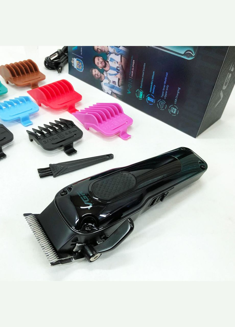 Профессиональный триммер с насадками V-013, Надежная машинка для стрижки, Электробритва NZ-482 для головы VGR (351486309)
