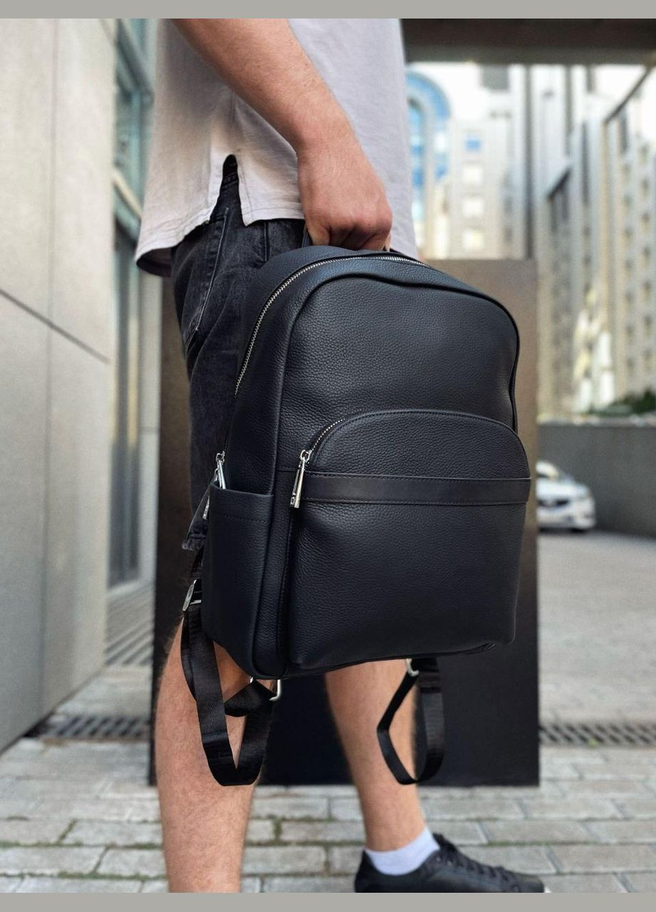 Чоловічий міський шкіряний рюкзак Sambag (302518990)