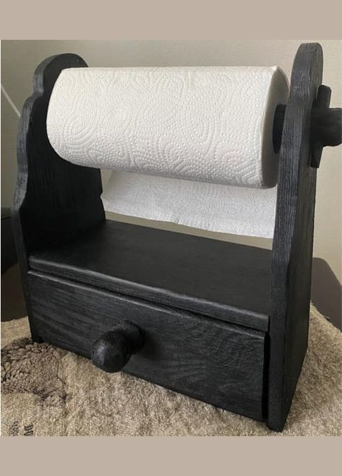 Держатель для бумажных полотенец из дерева Фастер венге (ДКП-011212) No Brand (327860439)