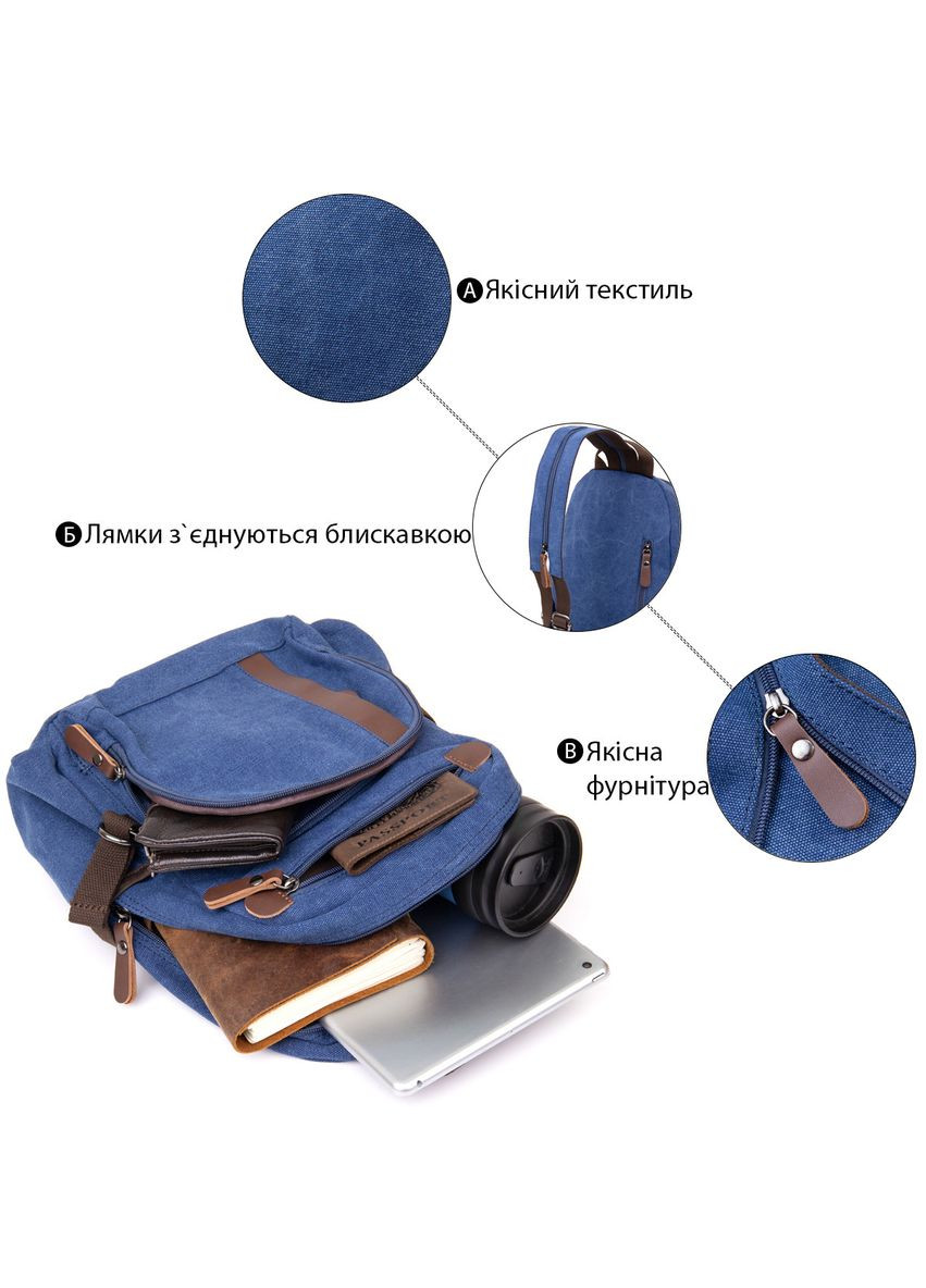 Рюкзак текстильный унисекс 20602 Vintage (328449884)