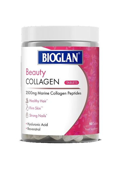 Препарат для суставов и связок Beauty Collagen, 90 таблеток Bioglan (324420021)