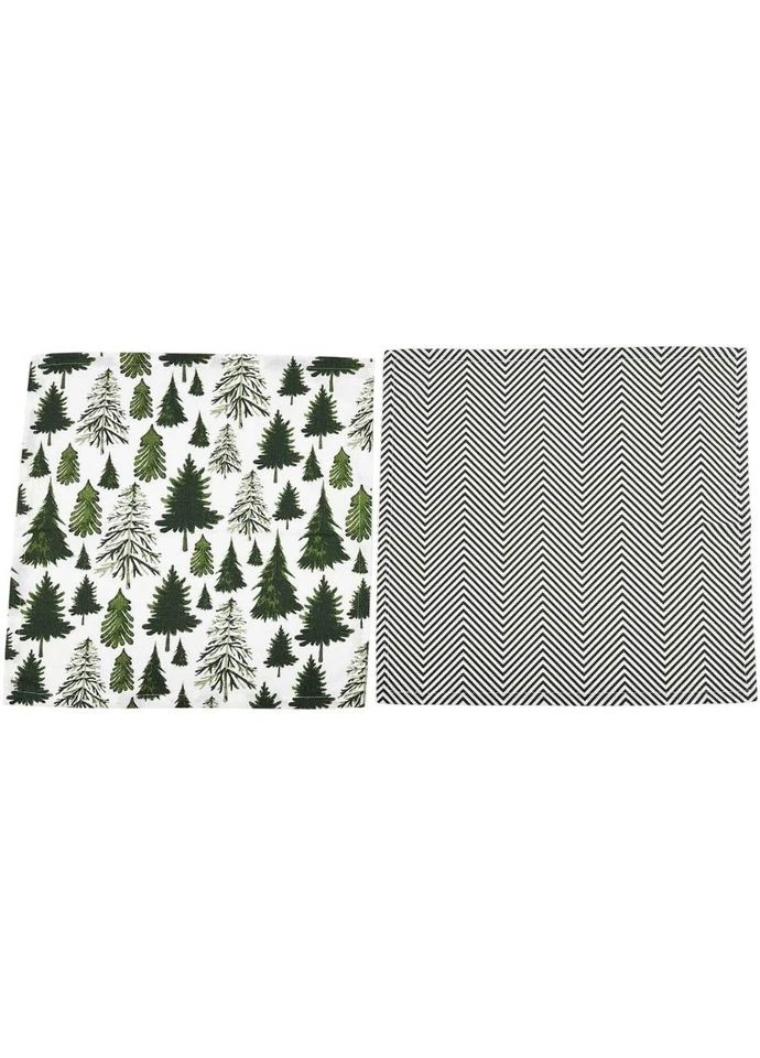 Набор полотенец 40х40 Christmas trees 4 шт. (BS 45565S/1) Soho комбинированный