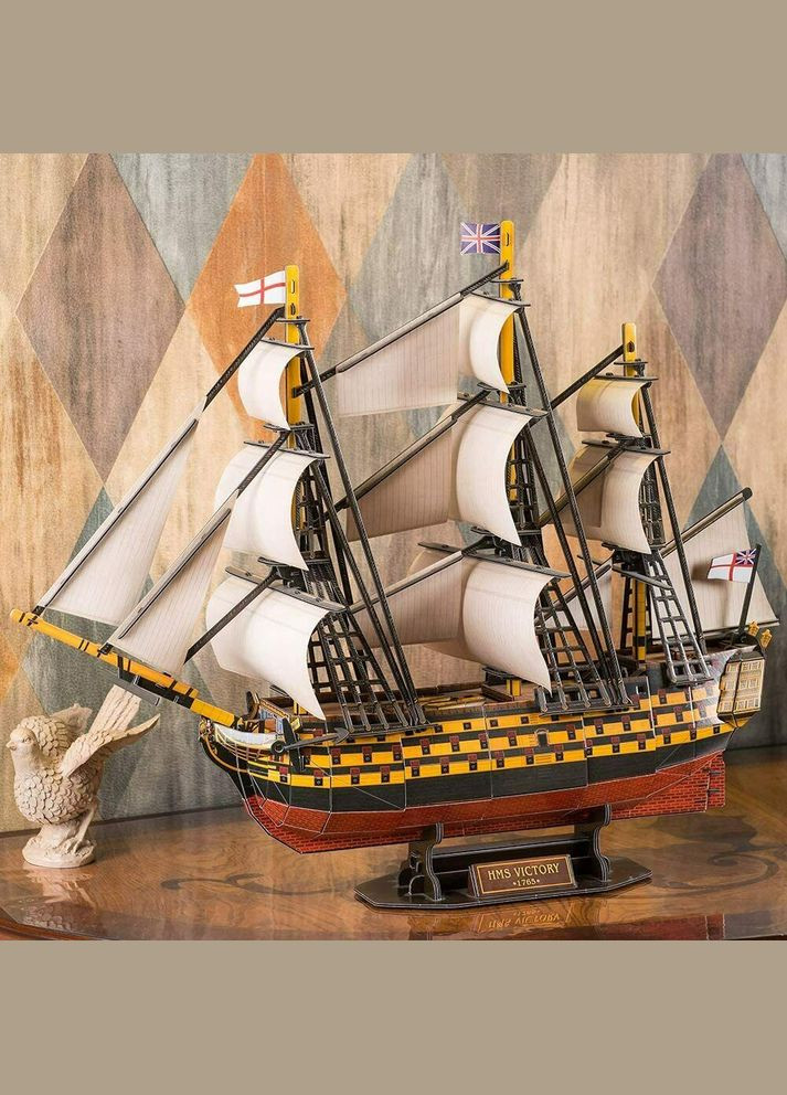 3D Пазл HMS Victory, 189 елементів CubicFun T4019h (336492412)