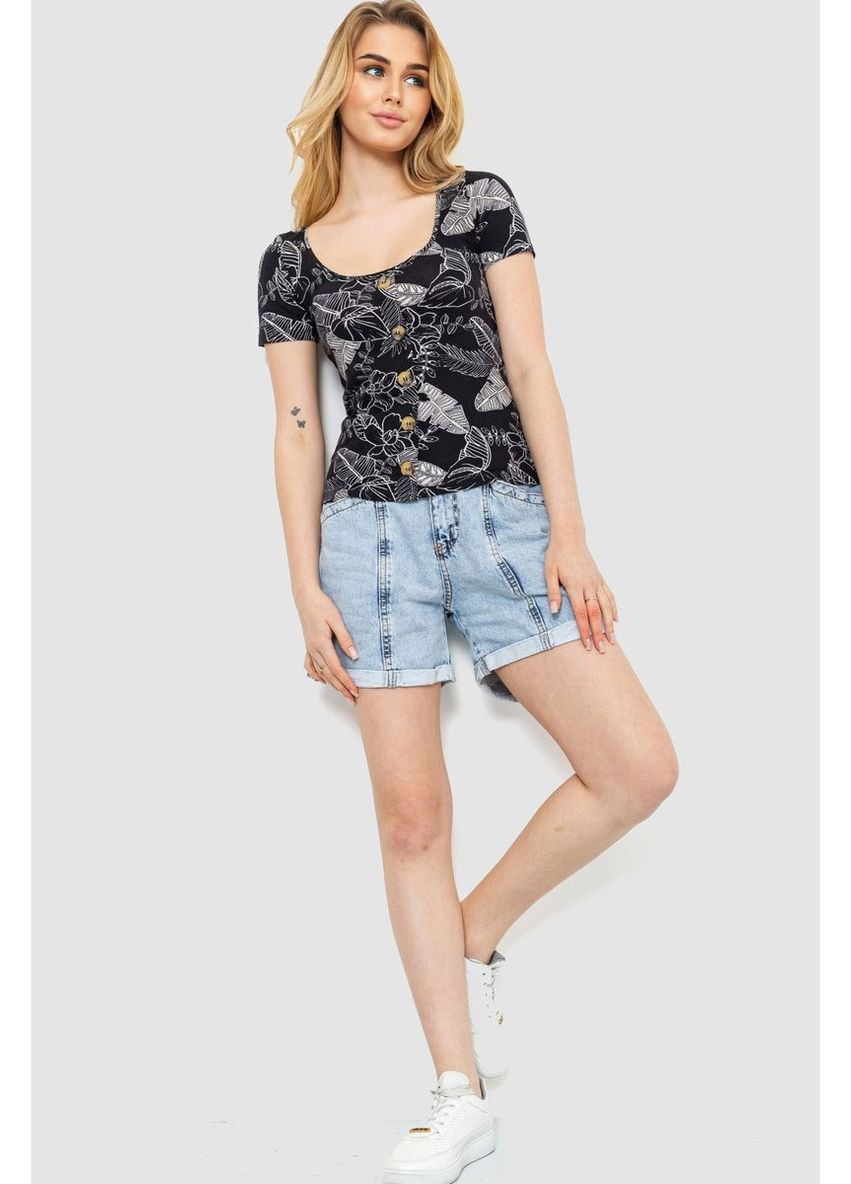 Футболка -топ женская с принтом,, 244R044 Ager - (315133519)