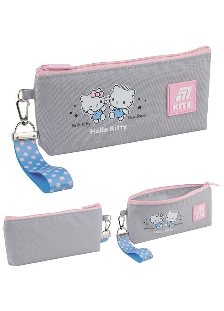 Шкільний набір Education teens Hello Kitty Рюкзак + Пенал + Ланчбокс + Пляшка + Гаманець Kite (342367136)