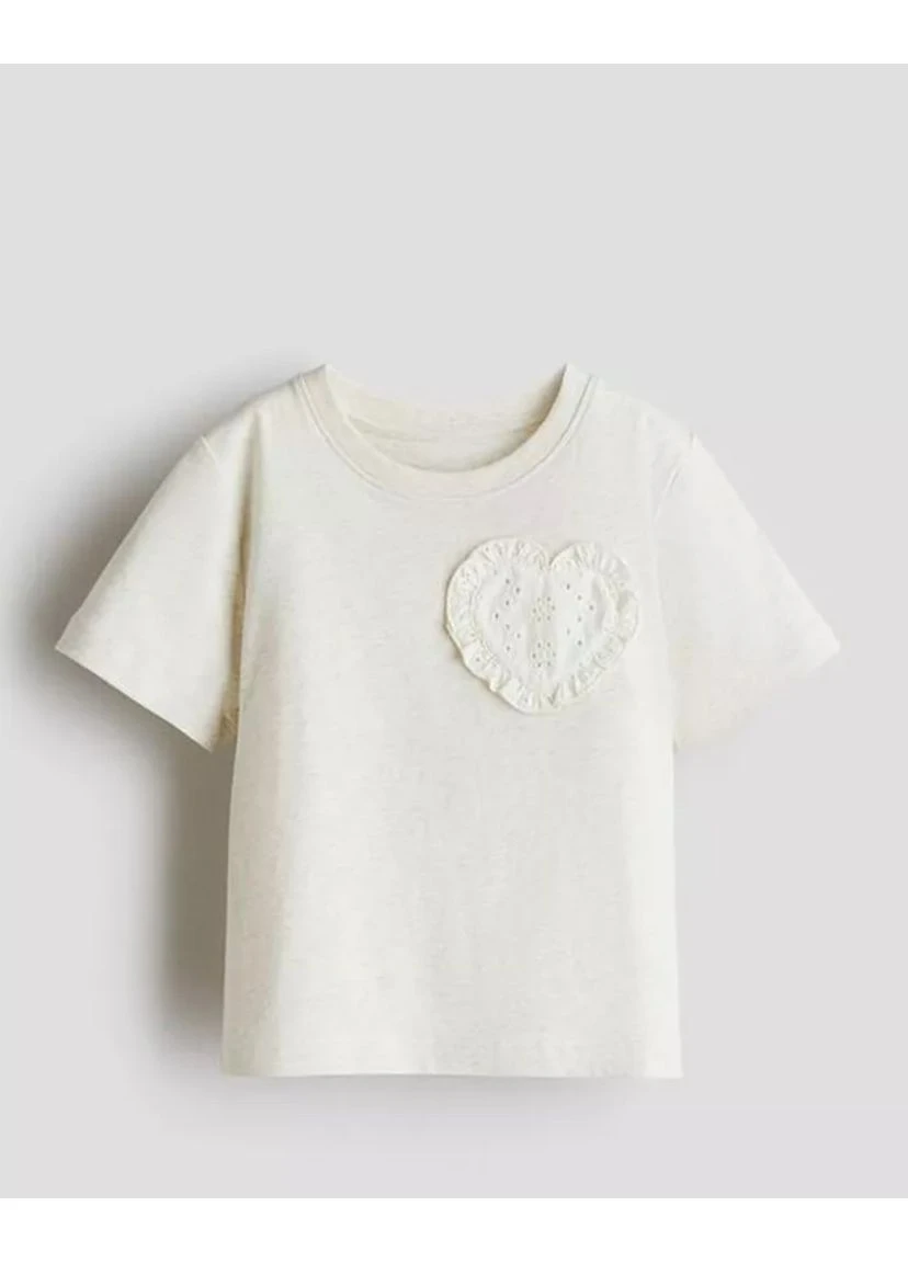 Бежевая футболка детская H&M