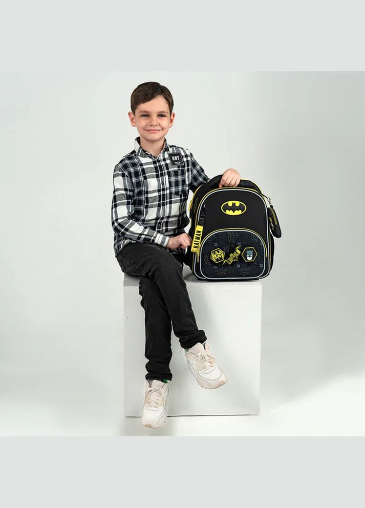 Школьный набор DC Batman Рюкзак + Пенал + Сумка для обуви SET_DC25-556M Kite (325476442)