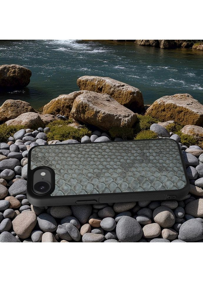 Накладка SkinBacker Mini Python Scales для Apple iPhone 16е Сірий (79784) Stenk (362376310)