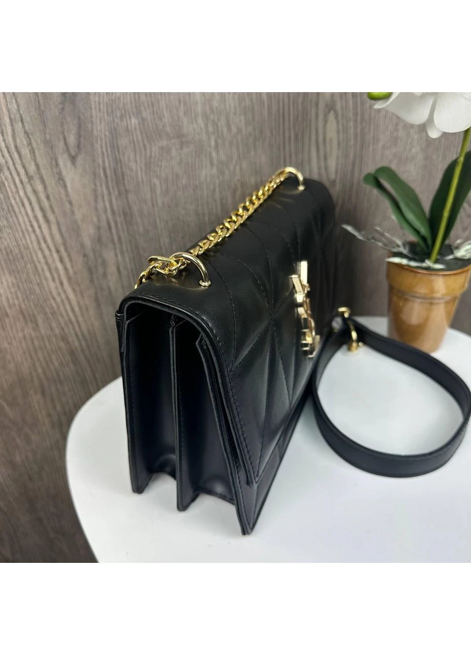 Стильная женская мини сумка клатч на плечо YSL, сумочка с цепочкой с золотом MDR No Brand (385867084)