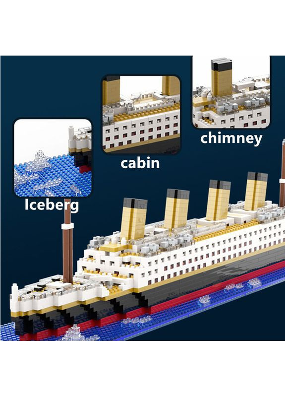 3D конструктор набор строительных блоков 1860 деталей YZ 66503 Lesko (350349374)