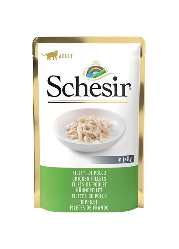 Chicken Fillet - Консервований корм з курячим філе для дорослих котів - 85 г Schesir (327054886)