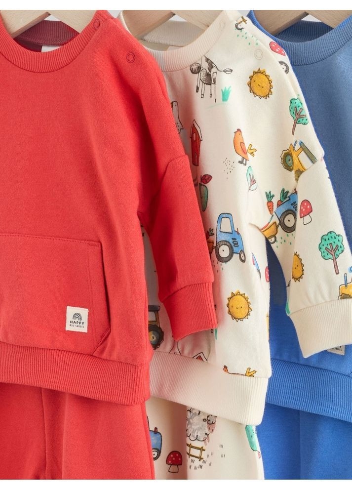 Спортивный костюм на флисе Next (красный) Оригинал Next Trend (370271618)