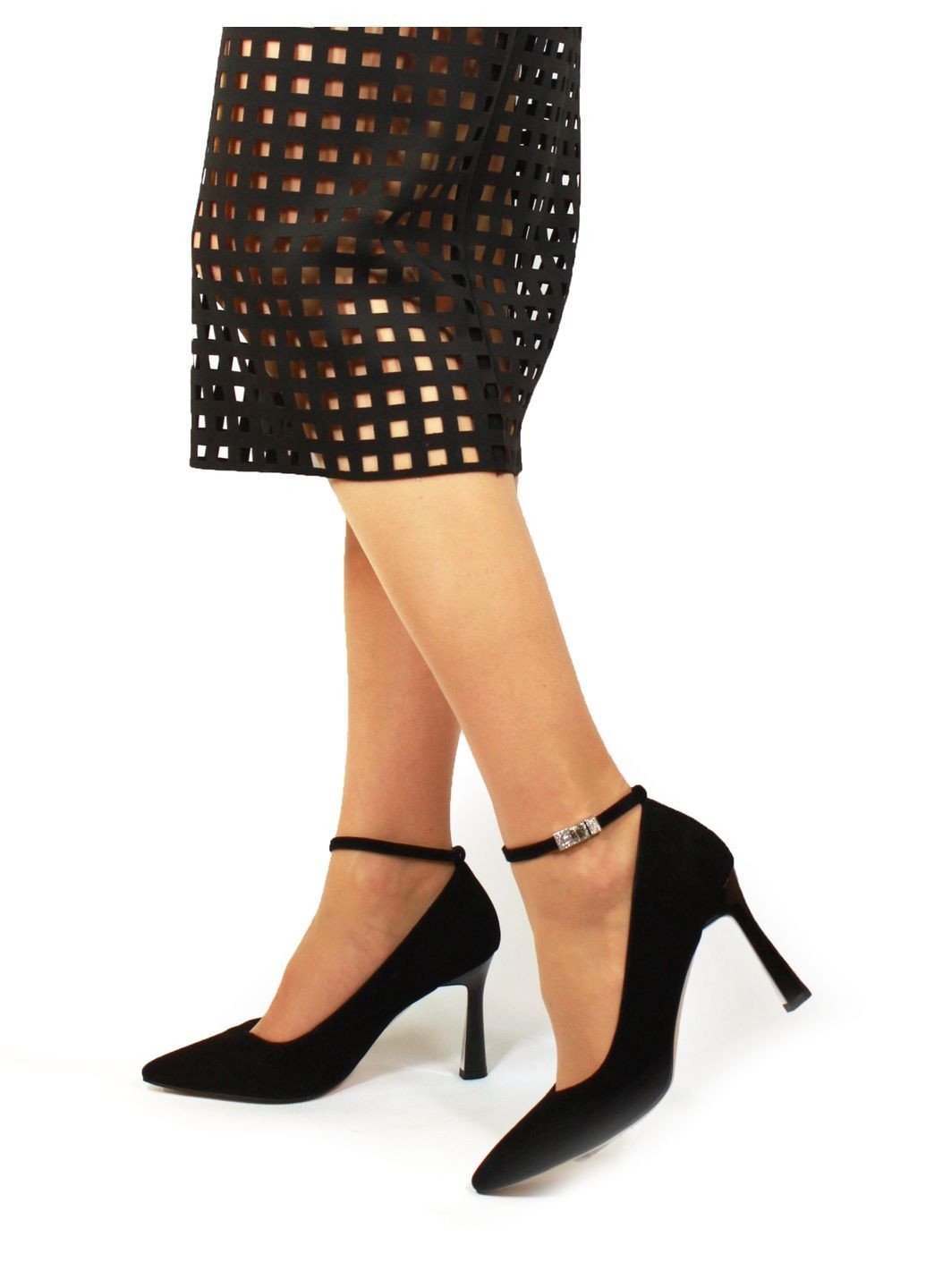 It-Girl Женские замшевые лодочки лодочки черный з натуральная замша, — всесезон (362152393)