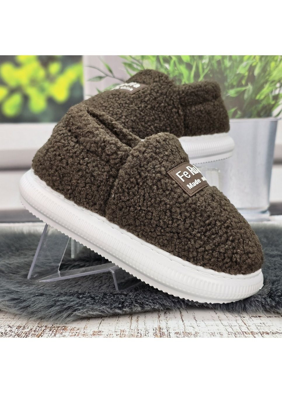 Тапочки жіночі закриті чуні хутряні Luck Line (370091717)