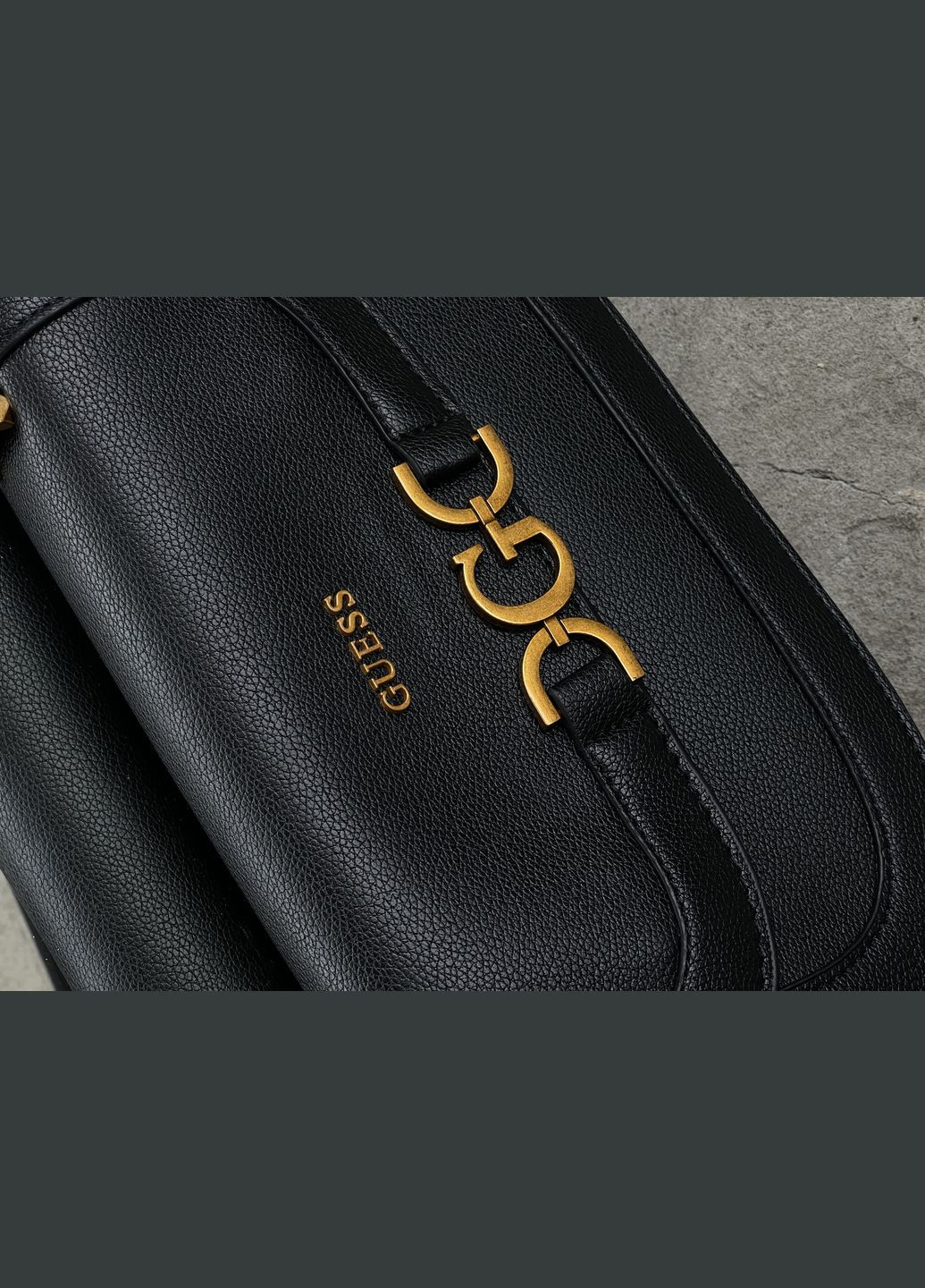 Гесс жіноча сумочка через плече LUX (чорний колір) No Brand (322375650)