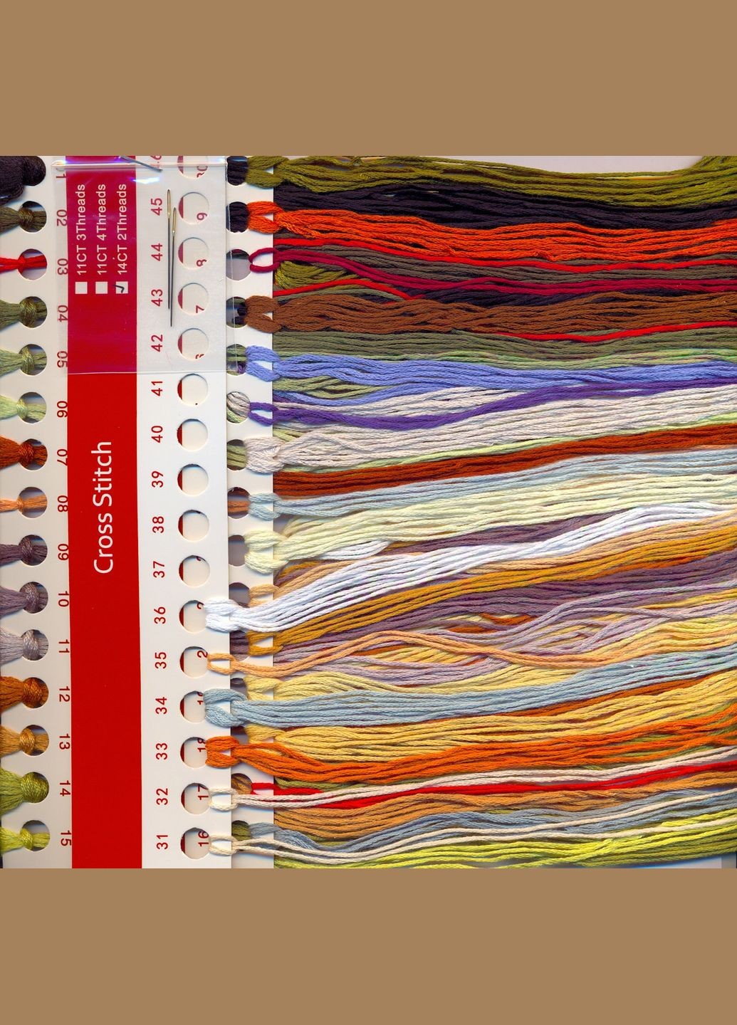 Набор для вышивания по нанесённой на канву схеме"Enjoy life (2)". AIDA 14CT printed, 29*25 см Joy Sunday (313614572)