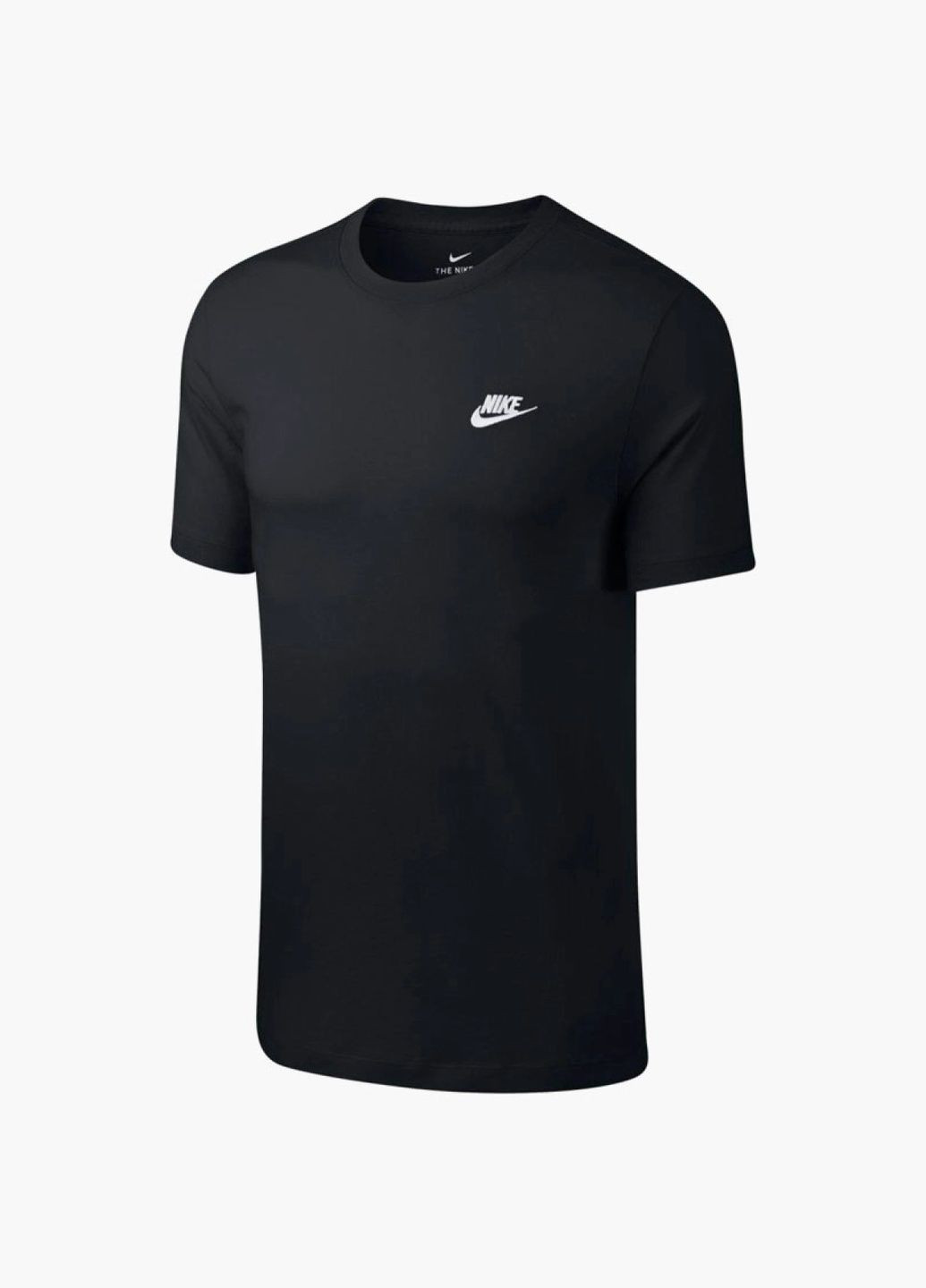 Черная мужская футболка m nsw club tee as black ar4997-013 Nike