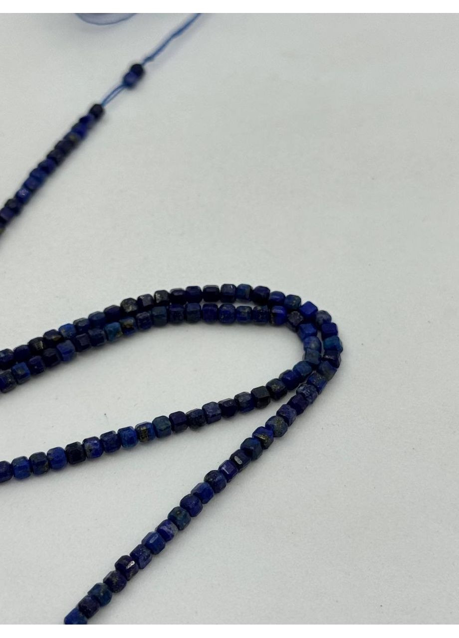 Лазурит на нити без застежки 2*2 мм 40 см Синий No Brand (363829954)