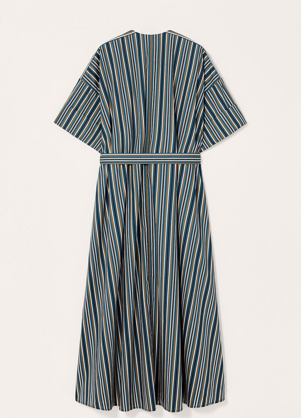 Комбінована пляжна сукня Zara в смужку