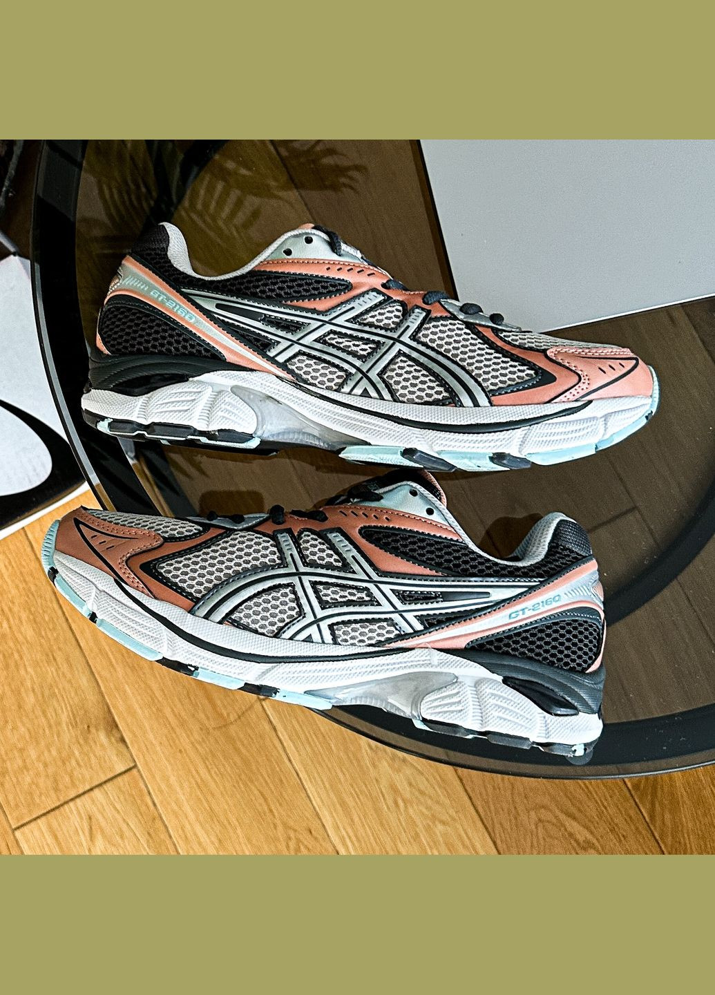 Сірі Осінні кросівки чоловічі і жіночі asics gt-2160 gray brick dust| асікс gt-2160 сірі коричневі No Brand