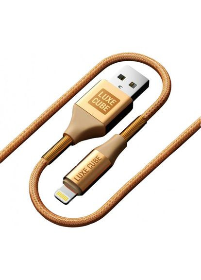 Кабель Armored USB Lightning 1 м Gold (88866688770012) Luxe Cube (306745961)