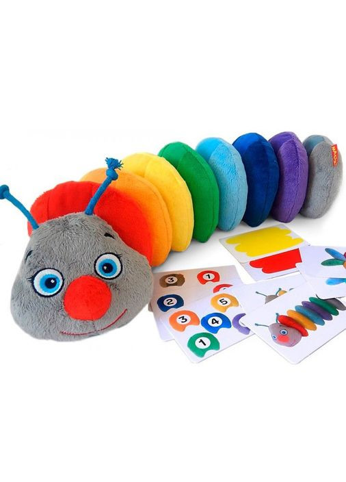 Розвиваюча м'яка іграшка "Гусениця" МС 040701-01 на липучках Macik (314860130)