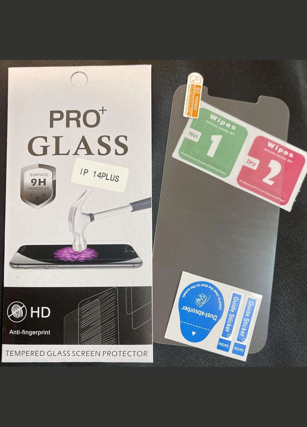 Защитное стекло Pro для прочностью 9Н Glass iphone 14 plus (292323619)