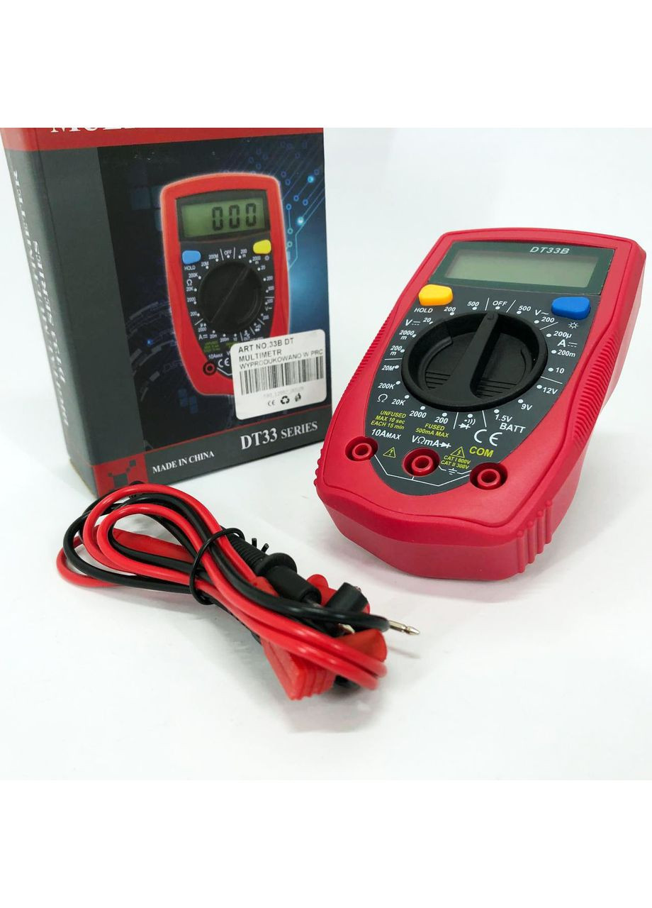 Мультиметр з підсвічуванням дисплея 33 B DT, Мультиметр електрика, Мультиметри TP-431 для роботи Digital (352770315)