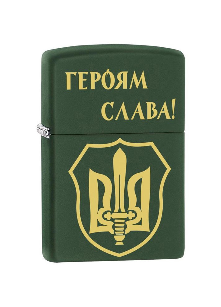 Зажигалка Green Matte 221 TRM Трезубец-Меч Zippo (316615751)