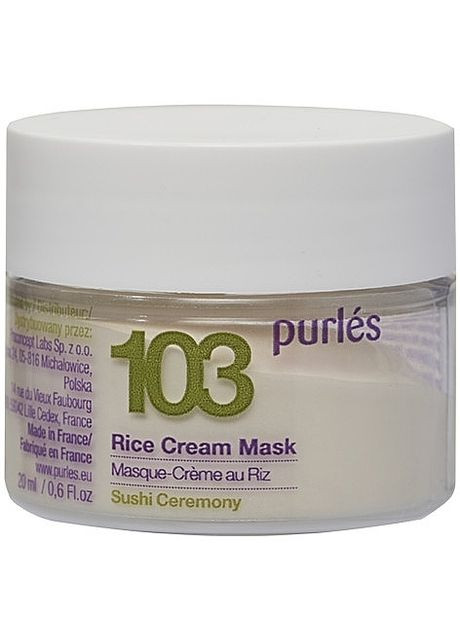 Рисовая крем-маска для лица 103 Rice Cream Mask (миниатюра) 20ml (377413-140713) Purles (368650115)