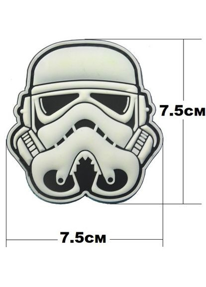 Патч ПХВ на липучці Штурмовик PTR No Brand (317769201)