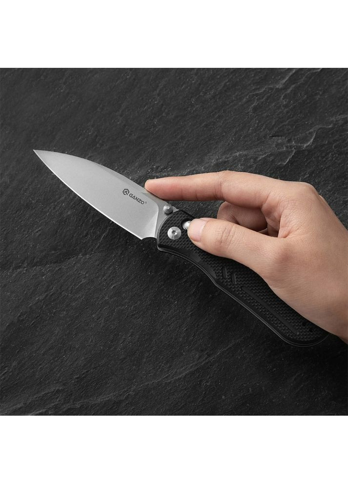 Нож черный G771-BK Ganzo (365652622)