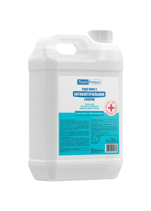 Рідке мило Евкаліпт-Розмарин з антибактеріальним ефектом 5 л (467845) Touch Protect (323090592)