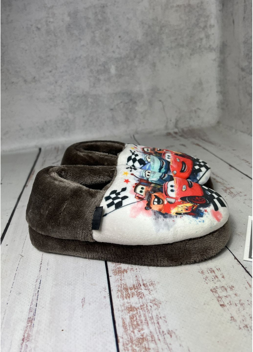 Коричневые тапочки домашние для мальчика коричневый (547) Waldi