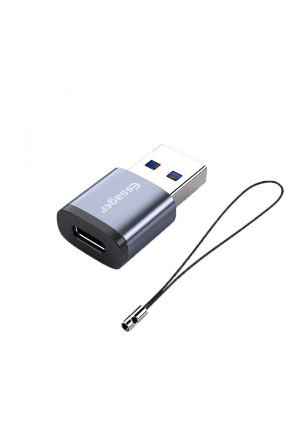 Переходники USB type C USB Адаптер 3.0 Серый Essager (316093822)