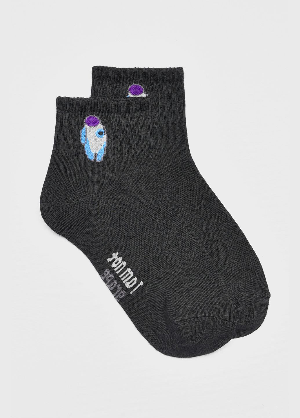 Носки детские демисезонные черного цвета с рисунком Let's Shop (314818170)