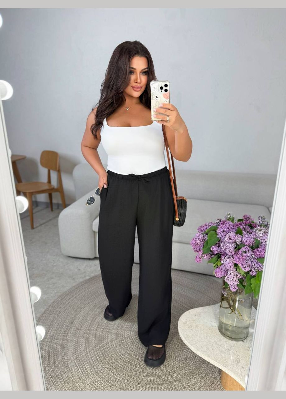 Штани зі Льна Батал No Brand (333031678)