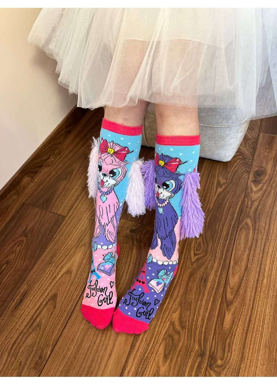 Підколінки / з героями «Скай» та пухнастими вушками No Brand гольфи (370664941)