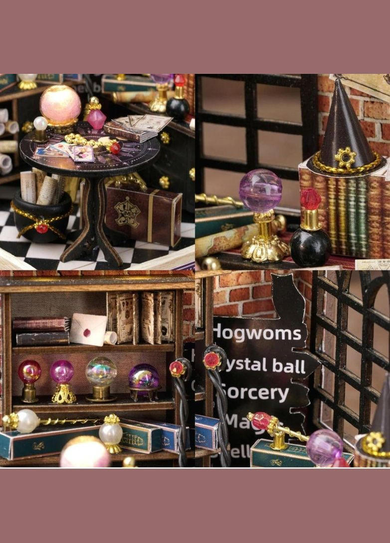 Румбокс (повний комплект), 3D конструктор "Moon magic"+3D наліпки, наклейки для натхнення Cute Room (339075760)