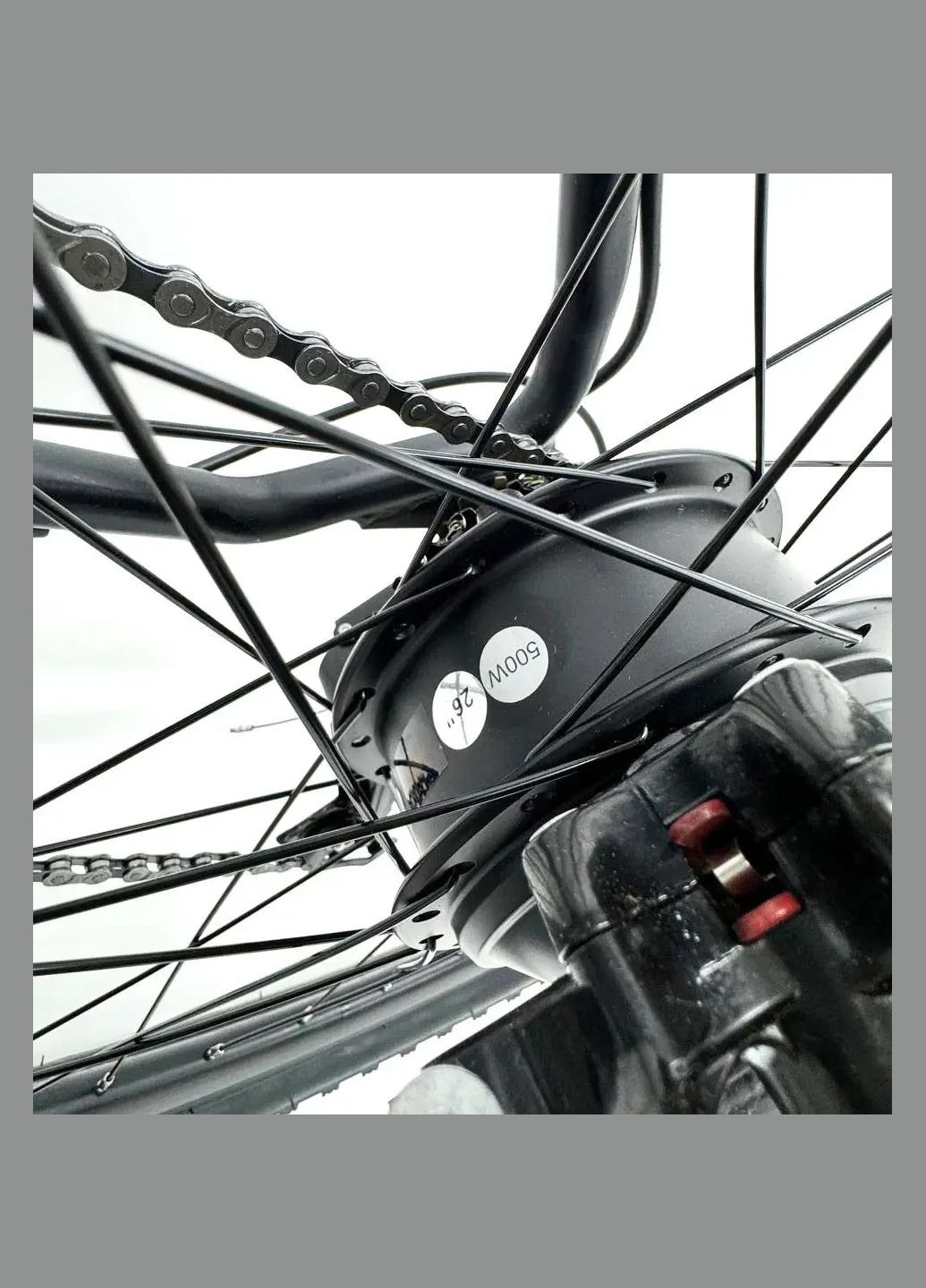 Електровелосипед " Aqua" 500W, 13AH, 36v, Ø-26, 45 км/год, Black Azimut (302894355)