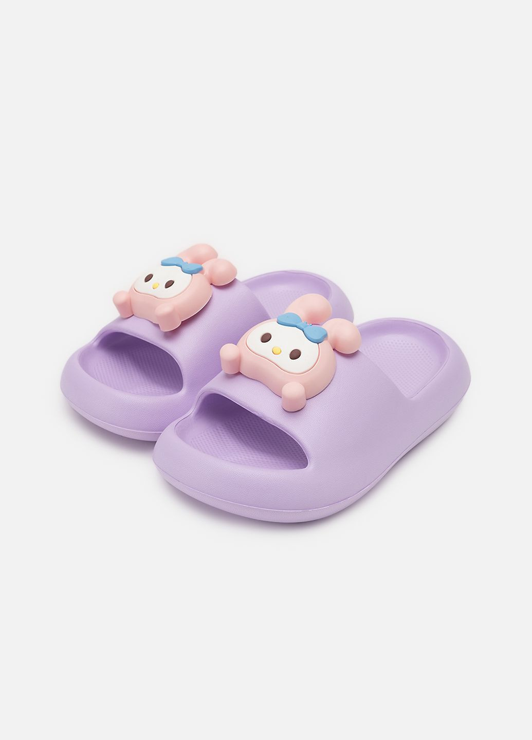 Сиреневые шлепанцы пляжные для девочки цвет сиреневый cb-00267982 Yuki