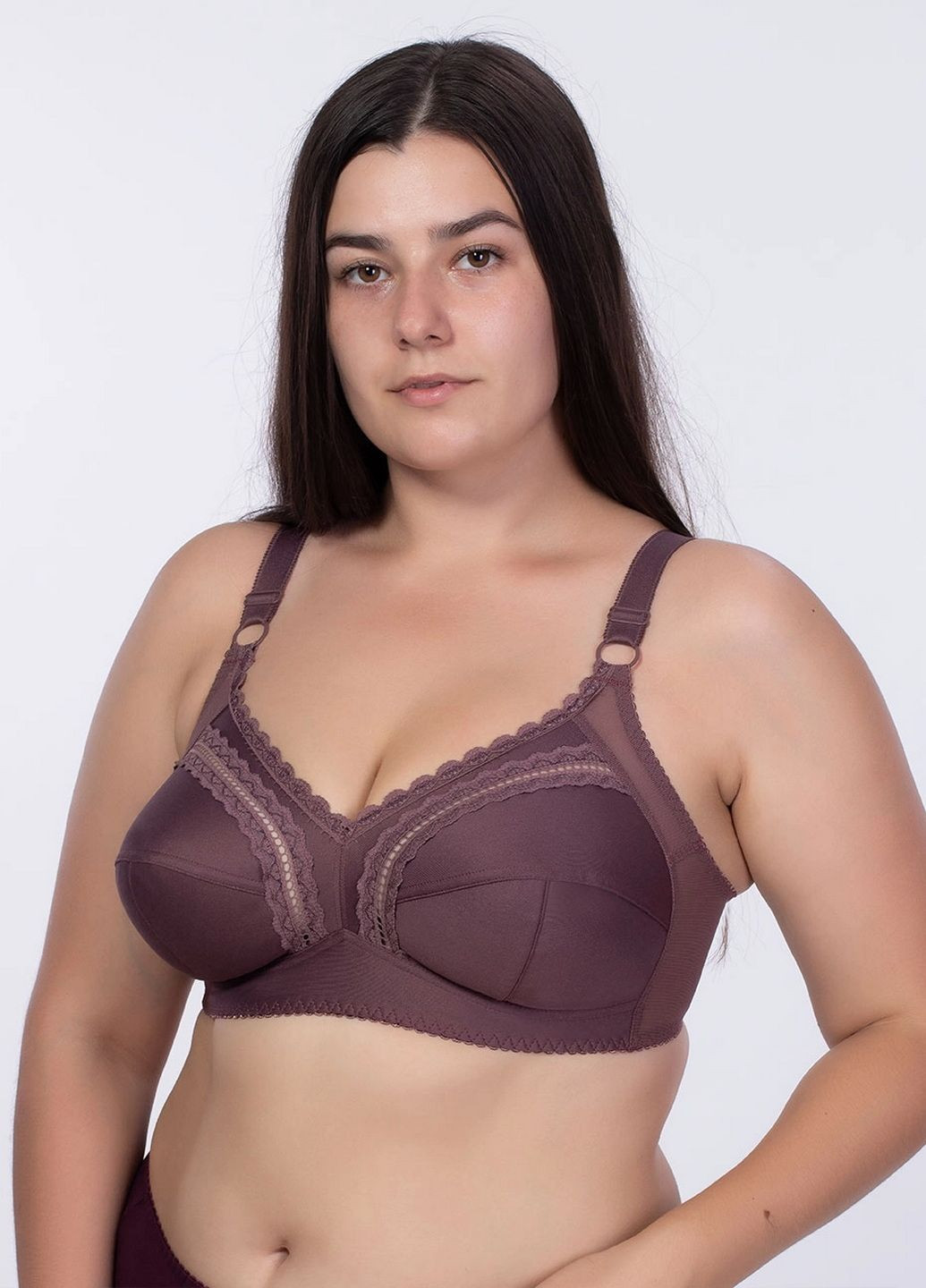 Кофейный бюстгальтер Elita без косточек